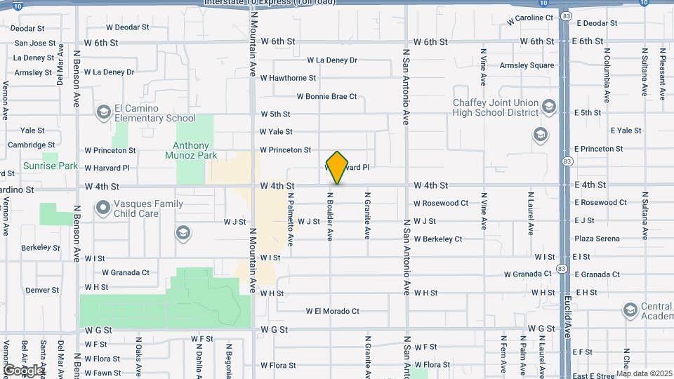 853 W 4th St Map and Location Details