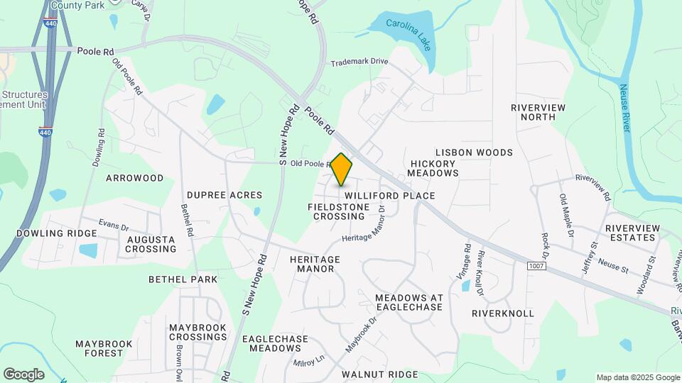 1221 Canyon Rock Court Map and Location Details