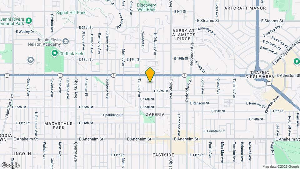 1732 GLADYS Ave Map and Location Details
