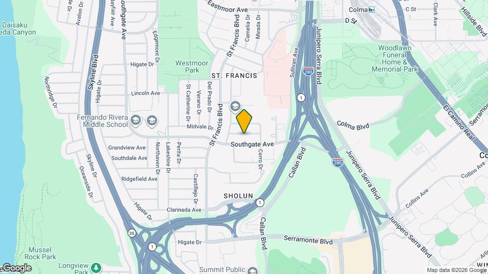 44 Santa Elena Ave Map and Location Details