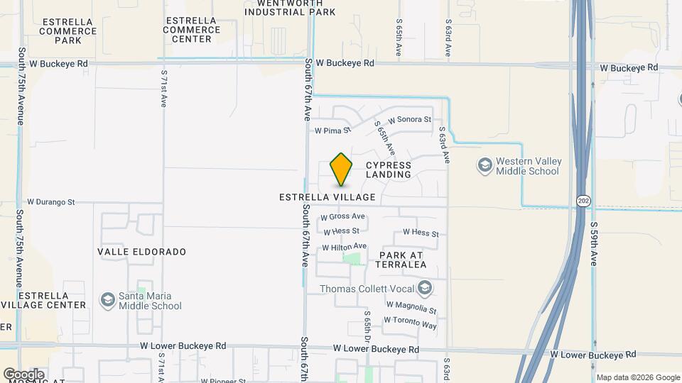 6558 W Chickasaw St Map and Location Details