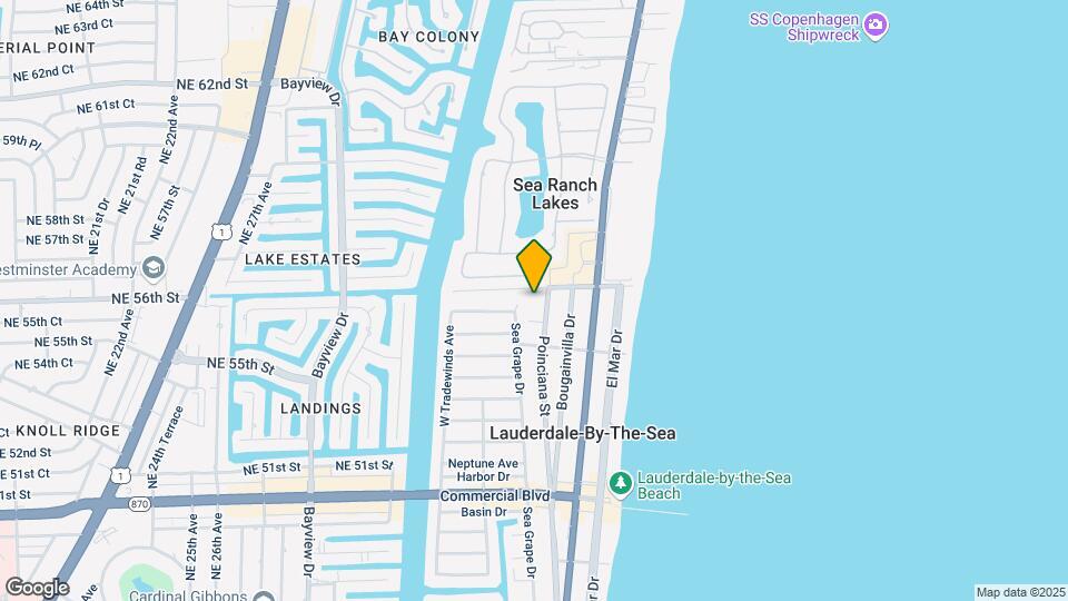 4629 Poinciana St Mapa y Detalles de la Ubicación