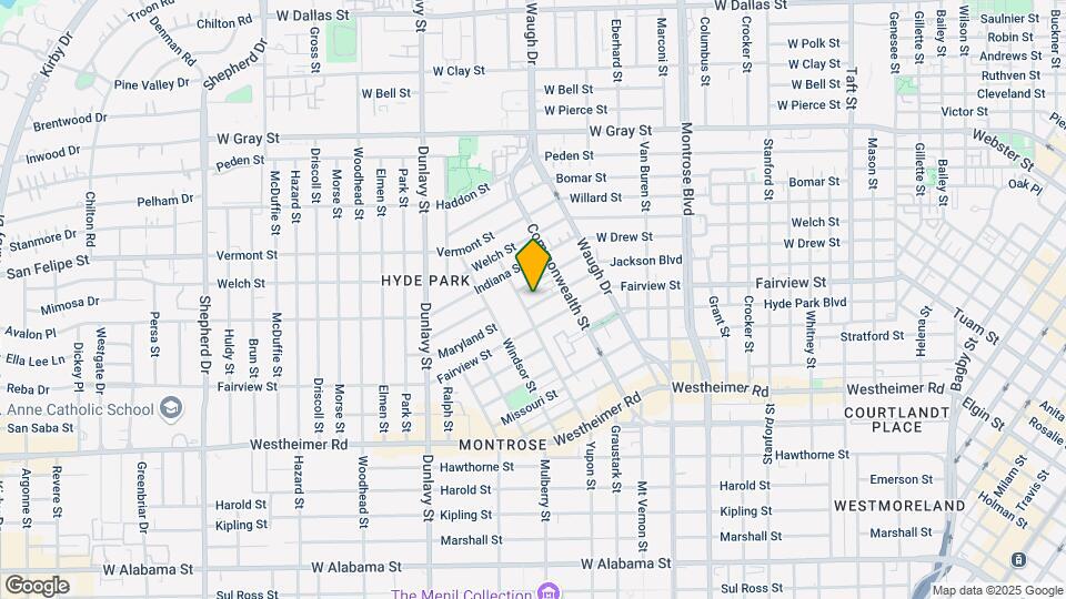 1528 Maryland St Map and Location Details