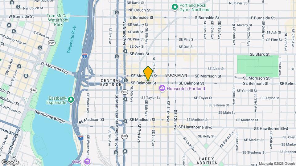 830 SE Belmont St Map and Location Details