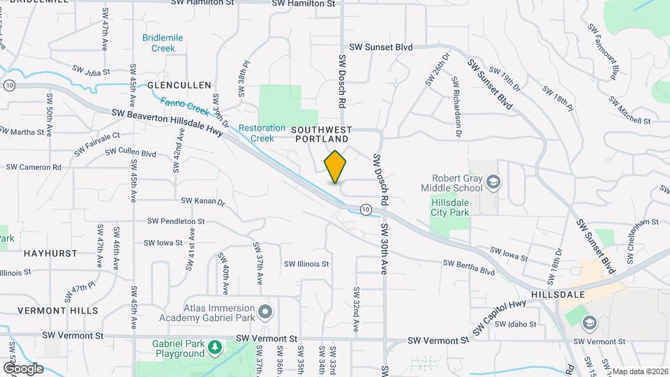 3041 SW Flower Ter, Unit DownstairsPrivateApt. Map and Location Details