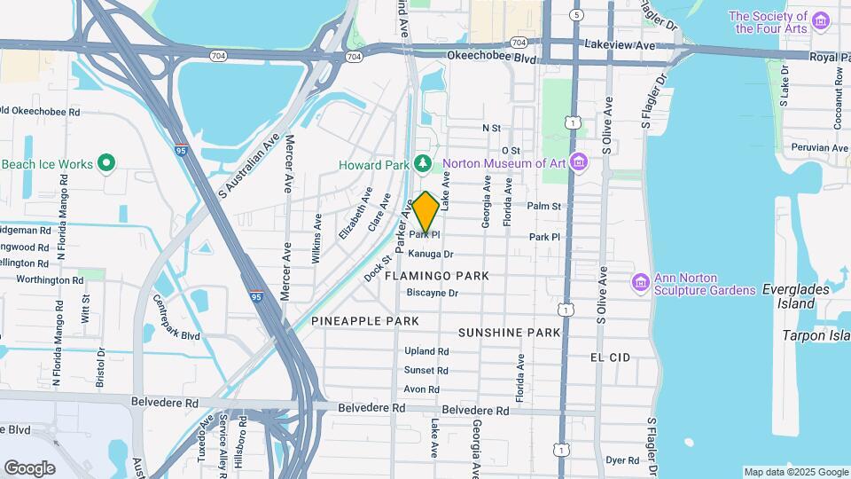 810 Park Pl Map and Location Details