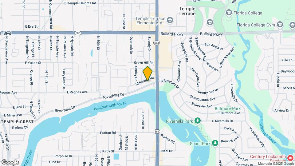 5418 Riverhills Dr Map and Location Details