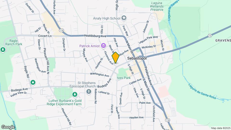 7302 Bodega Ave Mapa y Detalles de la Ubicación