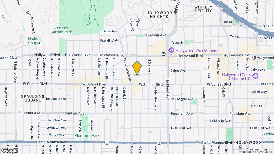 7056 Lanewood Ave Map and Location Details