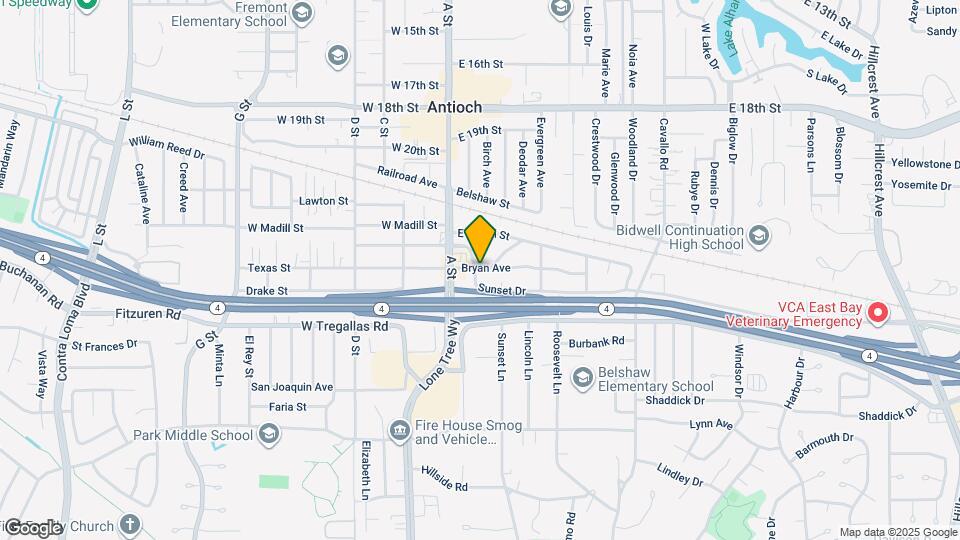 12 Bryan Ave Map and Location Details