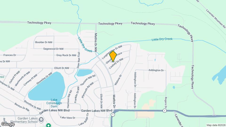 9 Lindsey Dr NW Map and Location Details