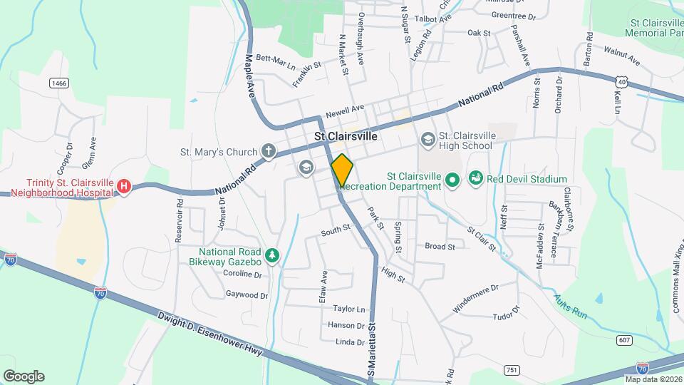 133 S Marietta St Map and Location Details