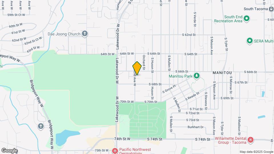 6611 52nd Ave W Map and Location Details