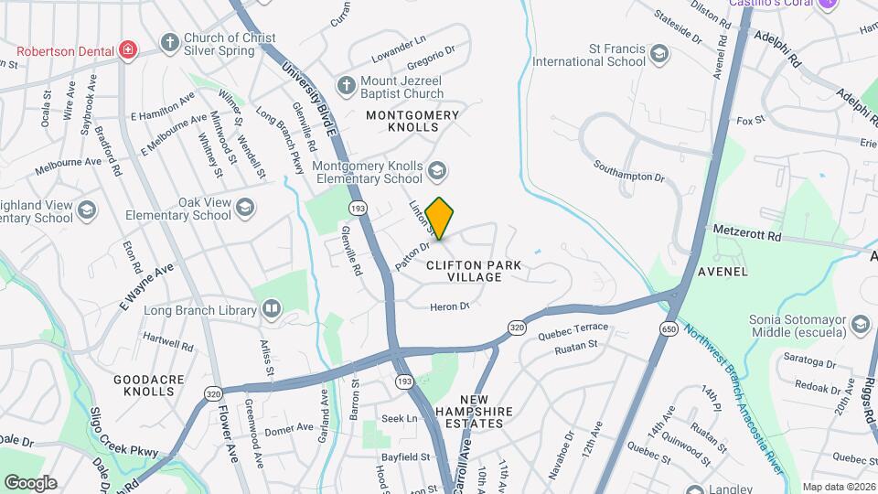 9006 Linton St Map and Location Details