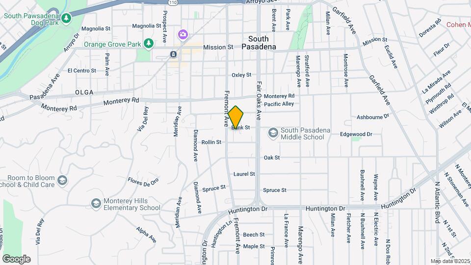 1415 Bank St Map and Location Details