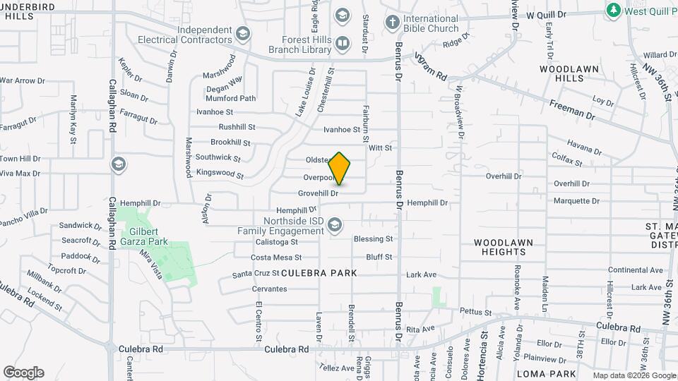 5139 Grovehill St Map and Location Details