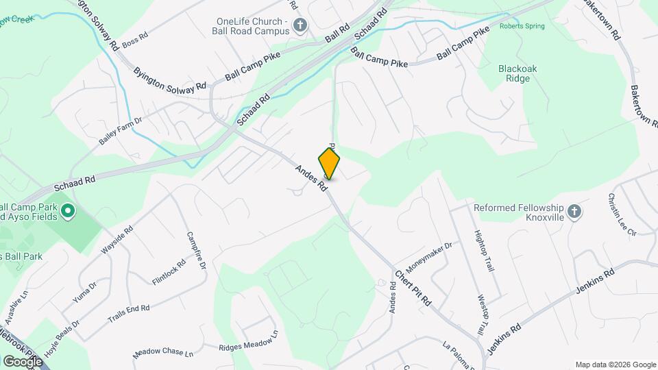 1816 Andes Rd Map and Location Details