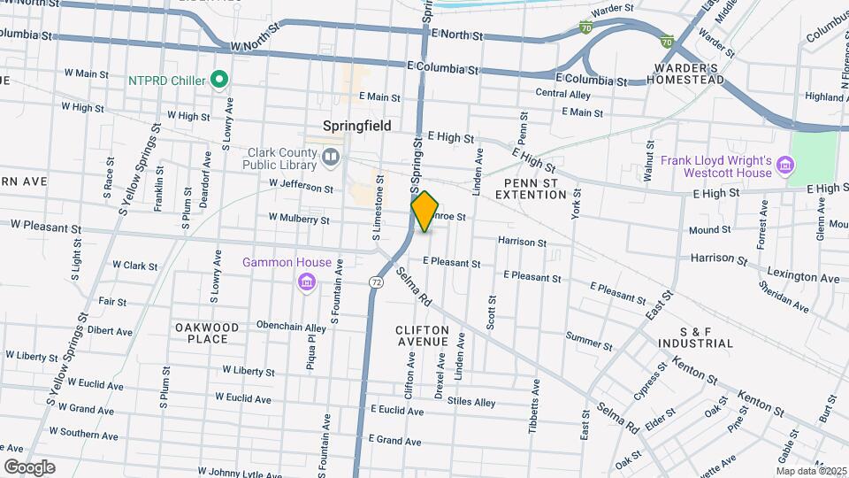 417 Vine St Map and Location Details