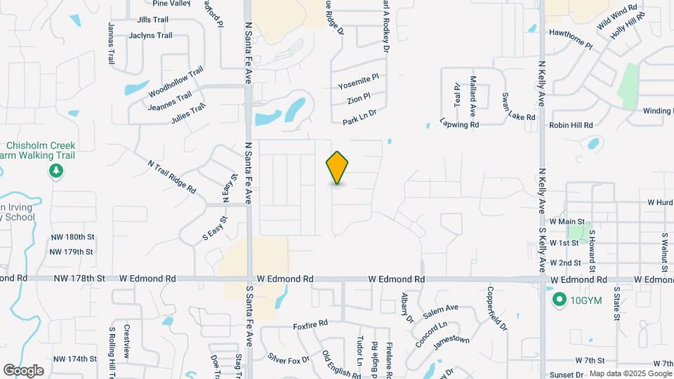 1616 Shadybrook Ln Map and Location Details