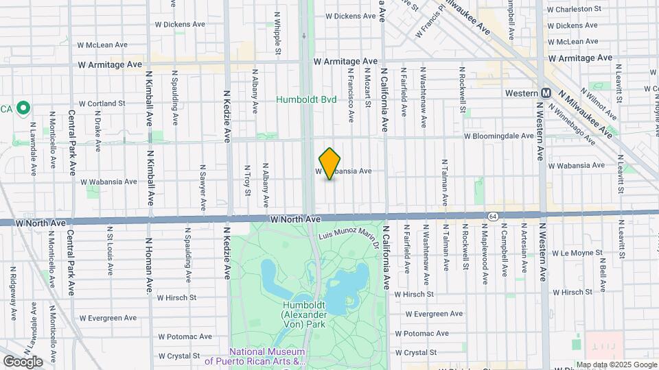 1650 N Richmond St Mapa y Detalles de la Ubicación
