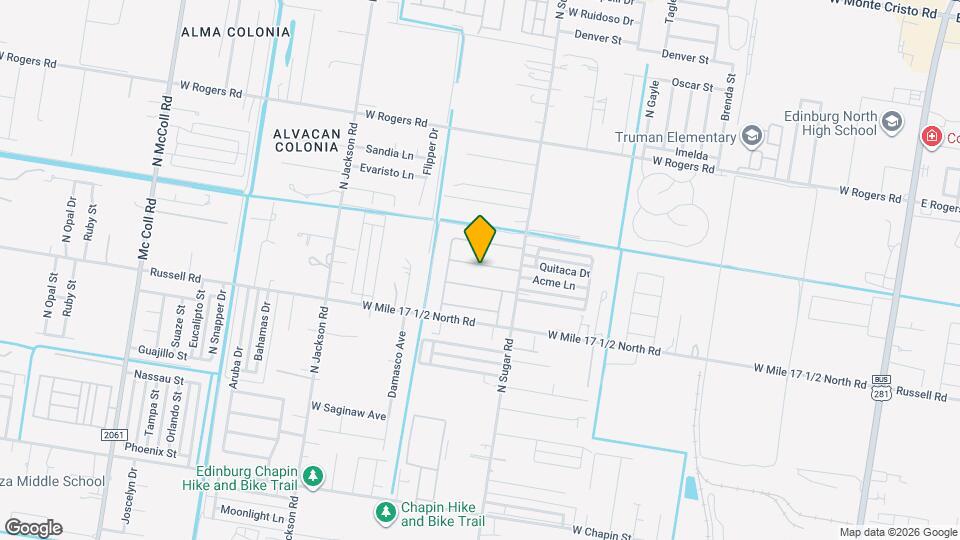 1702 W Powell St Map and Location Details