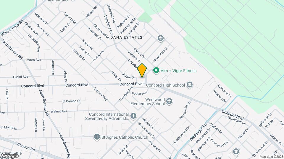 1725 Landana Dr Map and Location Details