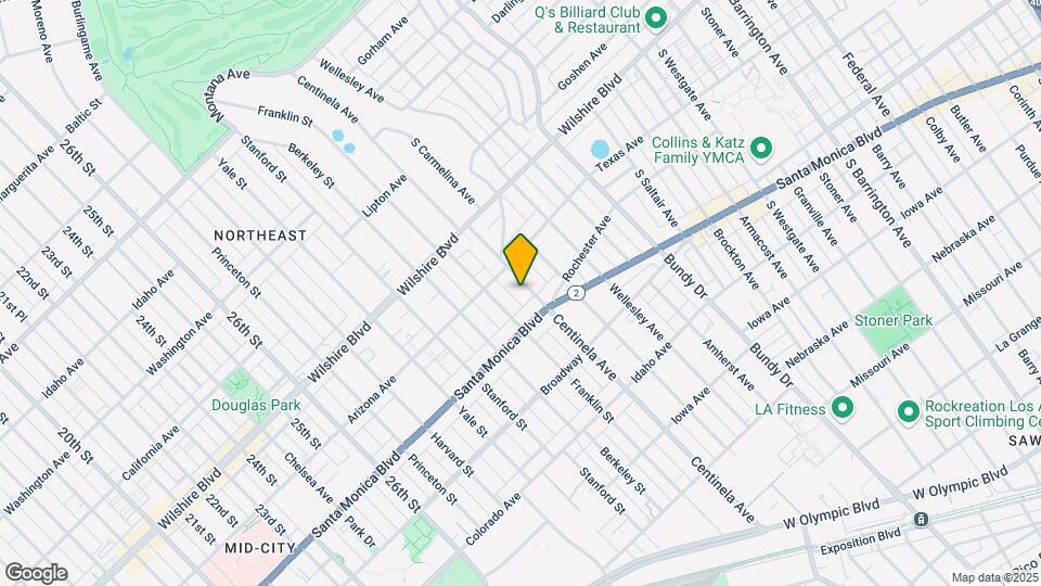 1341 Centinela Ave Mapa y Detalles de la Ubicación