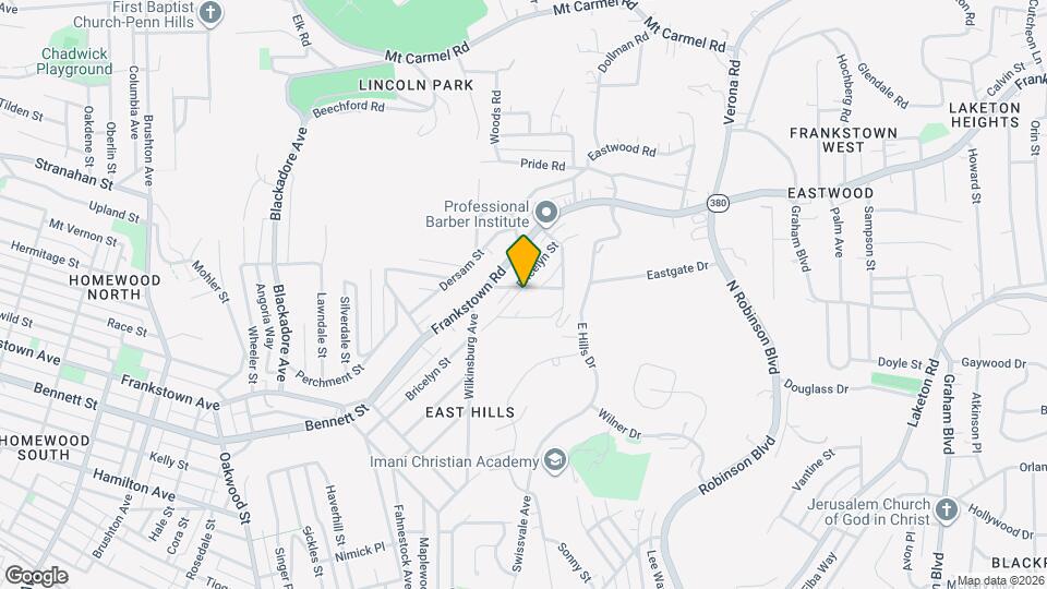 8614 Bricelyn St Map and Location Details