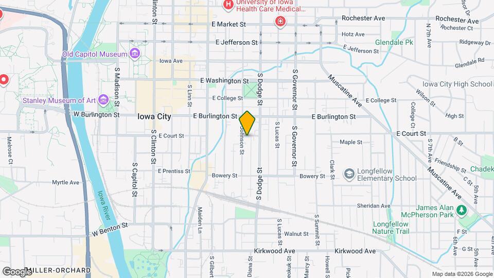 404 S Johnson St Map and Location Details