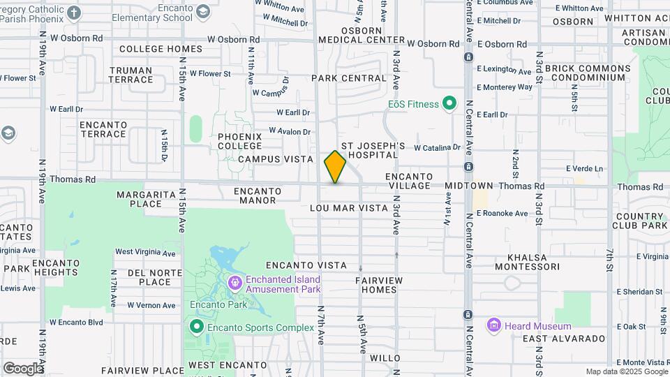 535 W Thomas Rd, Unit 505 Map and Location Details