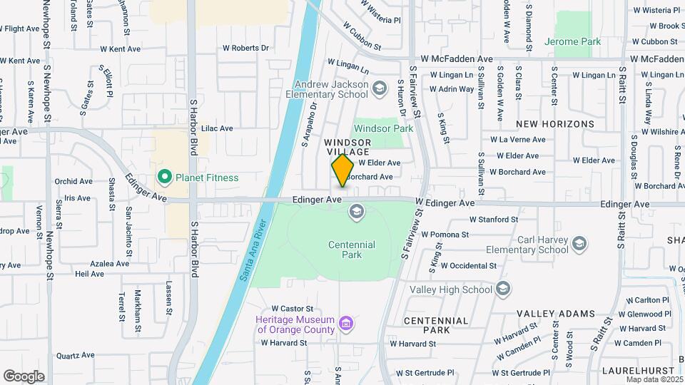3025 W Edinger St Mapa y Detalles de la Ubicación