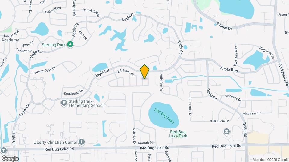 411 Barrywood Ln Map and Location Details