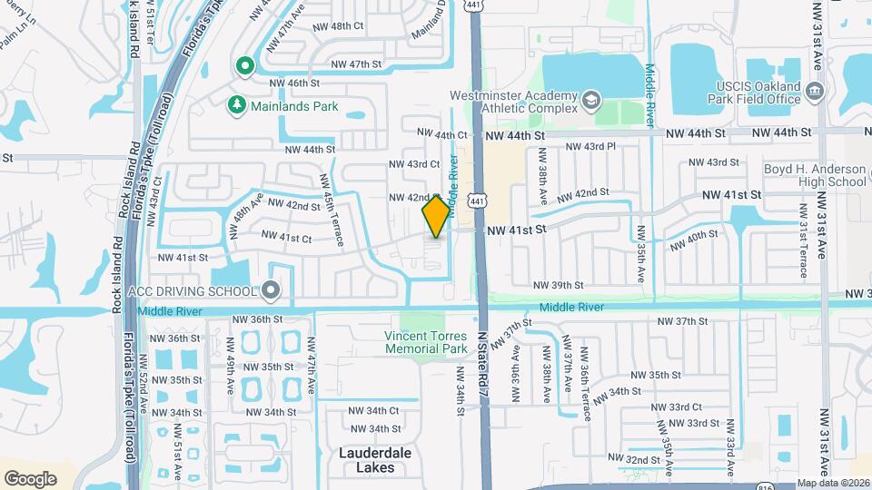 4090 NW 42nd Ave Map and Location Details