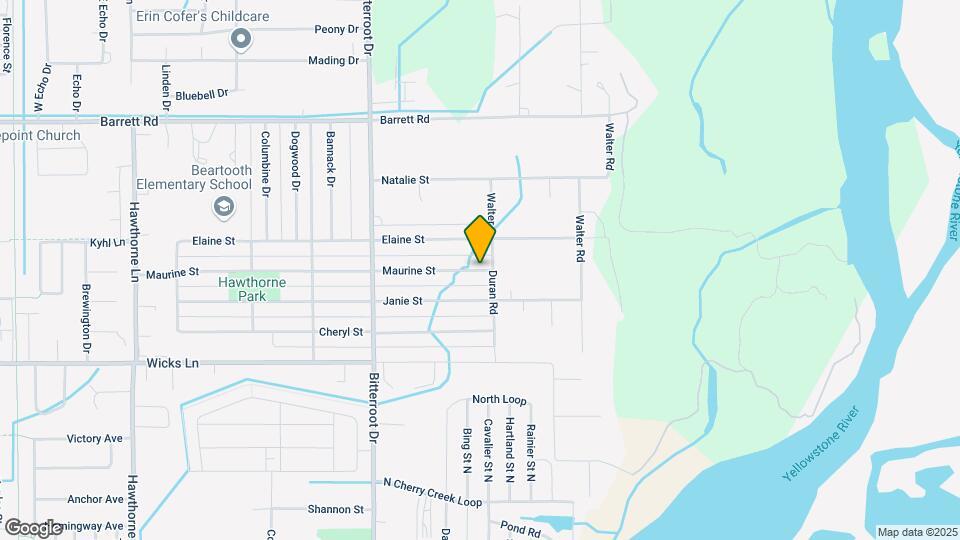 1741 Maurine St Mapa y Detalles de la Ubicación