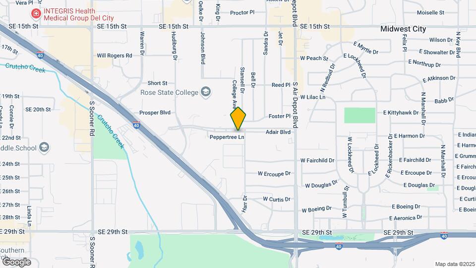 507 Peppertree Ln Map and Location Details