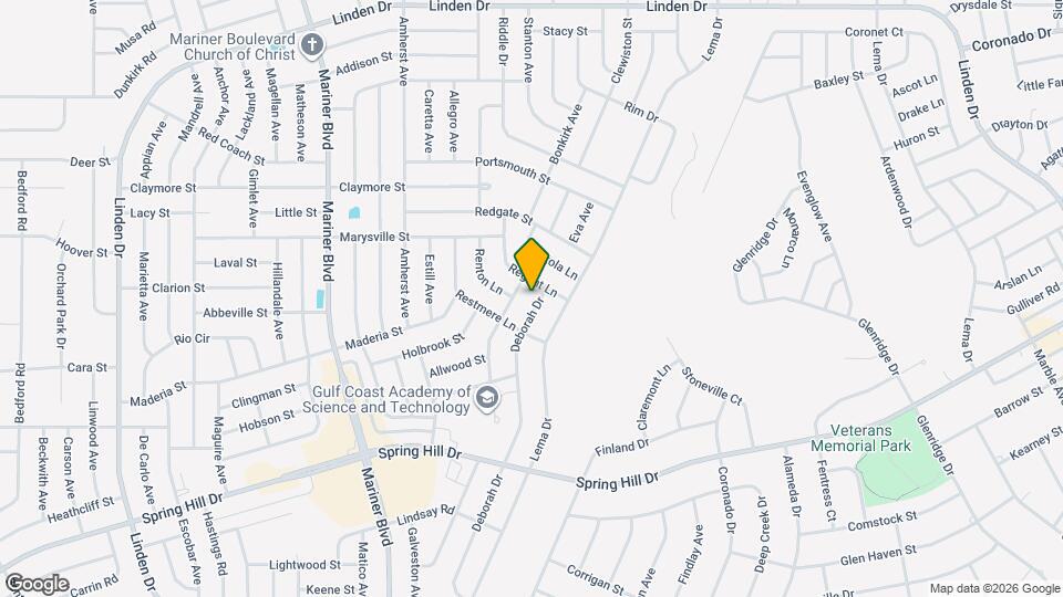 2263 Deborah Dr Map and Location Details