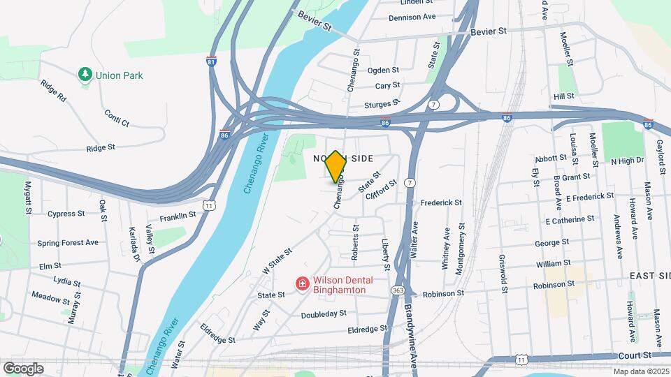 433 Chenango St Mapa y Detalles de la Ubicación