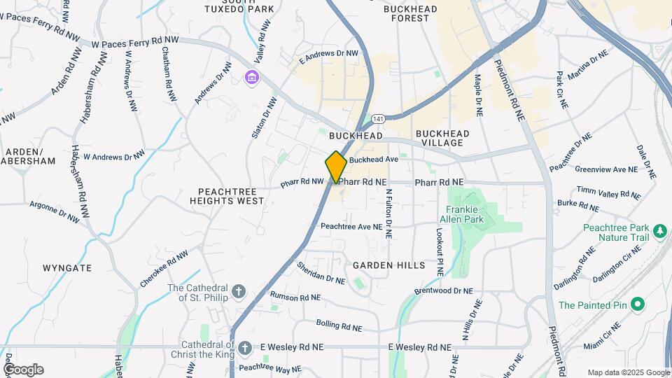 3005 Peachtree Rd NE Mapa y Detalles de la Ubicación