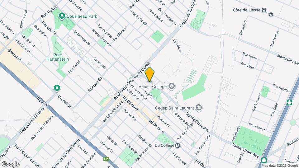 926 Sainte-Croix Av Map and Location Details