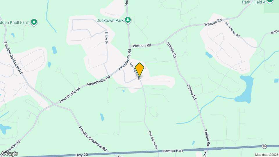 4409 Doc Sams Rd Map and Location Details