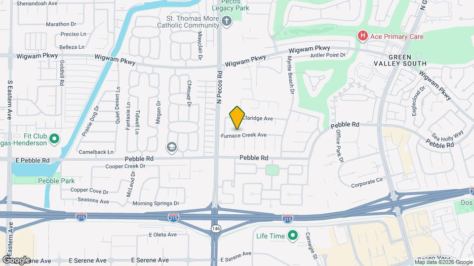 2538 Furnace Creek Ave Map and Location Details
