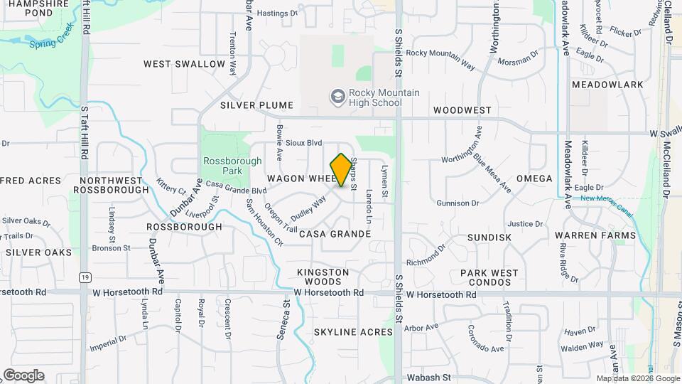 1236 Casa Grande Blvd Map and Location Details