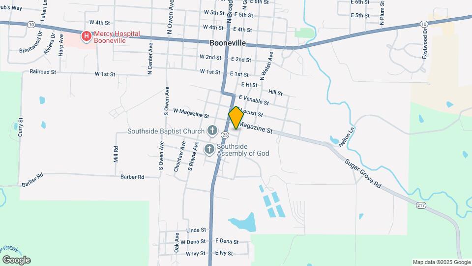 491 S Walnut Ave Map and Location Details