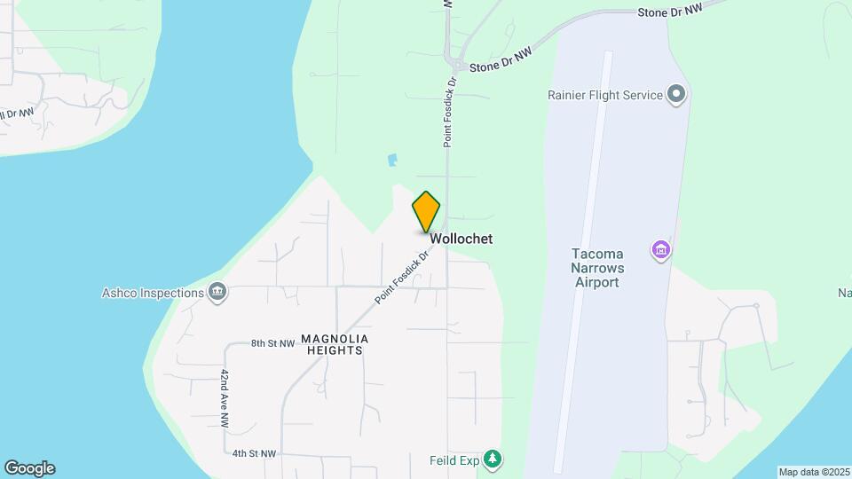 1122 Point Fosdick Dr Map and Location Details