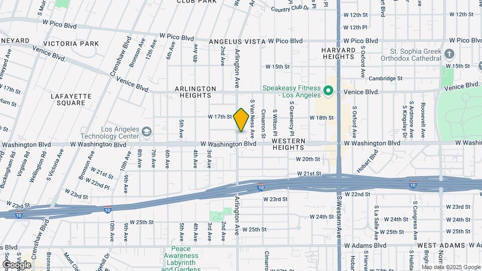 1840 Arlington Ave Mapa y Detalles de la Ubicación