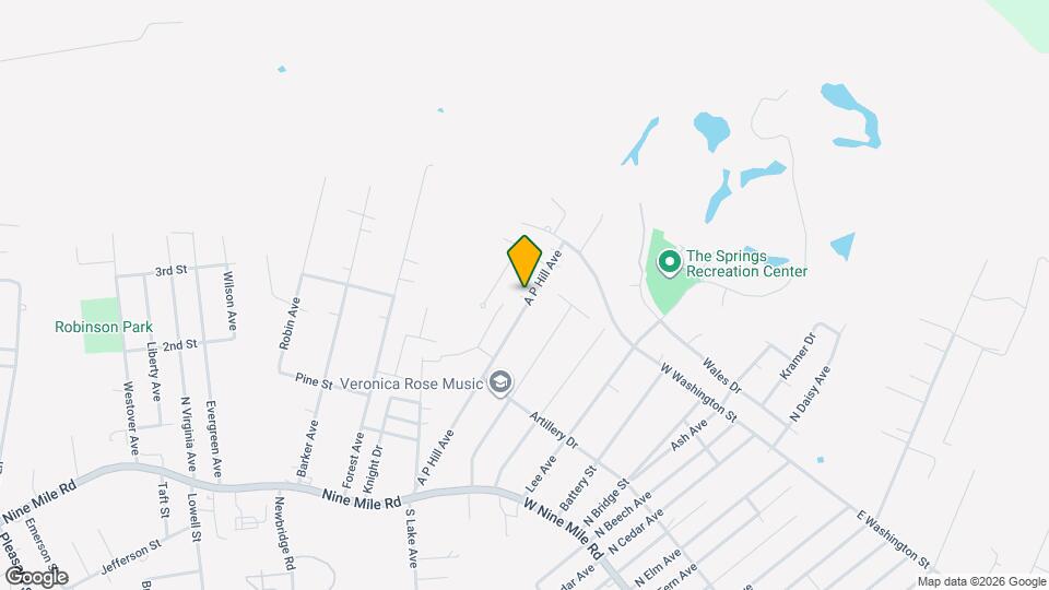 116 A P Hill Ave Map and Location Details