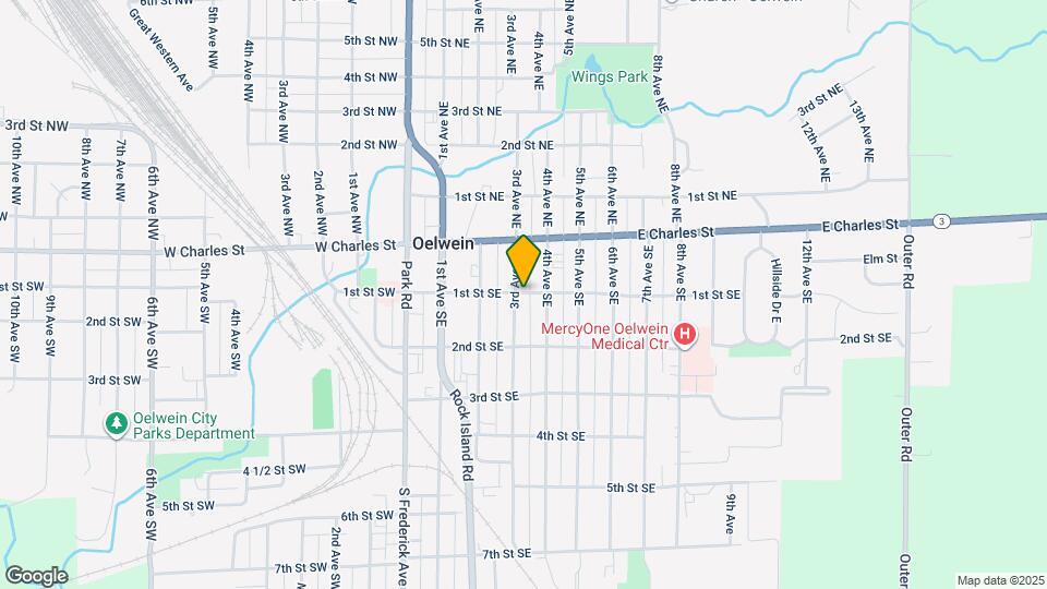 306 1/2 1st St SE Map and Location Details