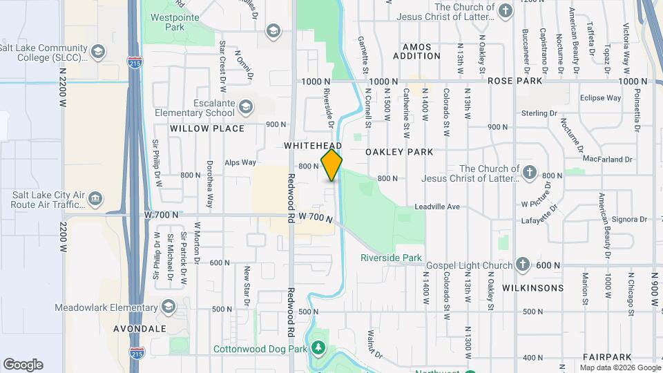 741 N Riverside Dr, Unit North Salt Lake Apartment Map and Location Details