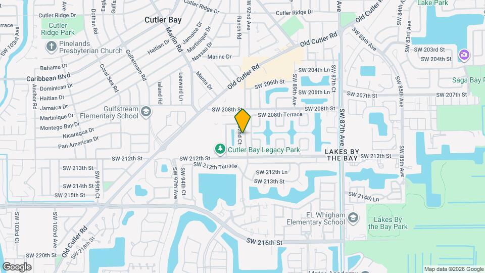 21041 SW 92nd Ct Map and Location Details