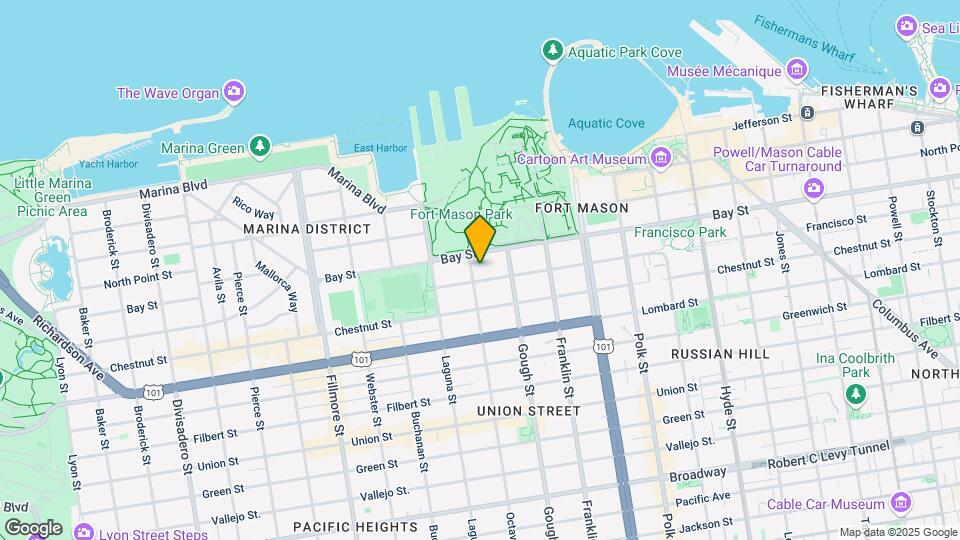 3330 Octavia St Mapa y Detalles de la Ubicación